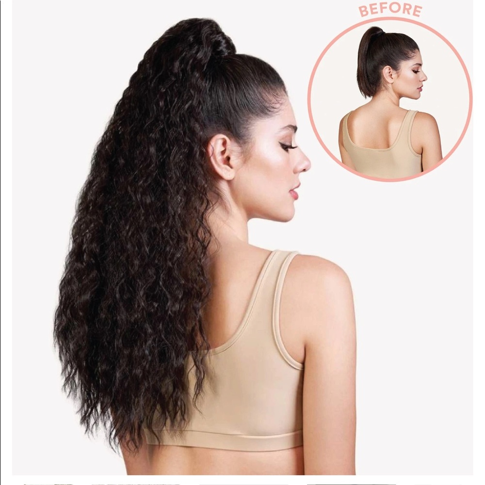 Insert name here pony tail hair extensions